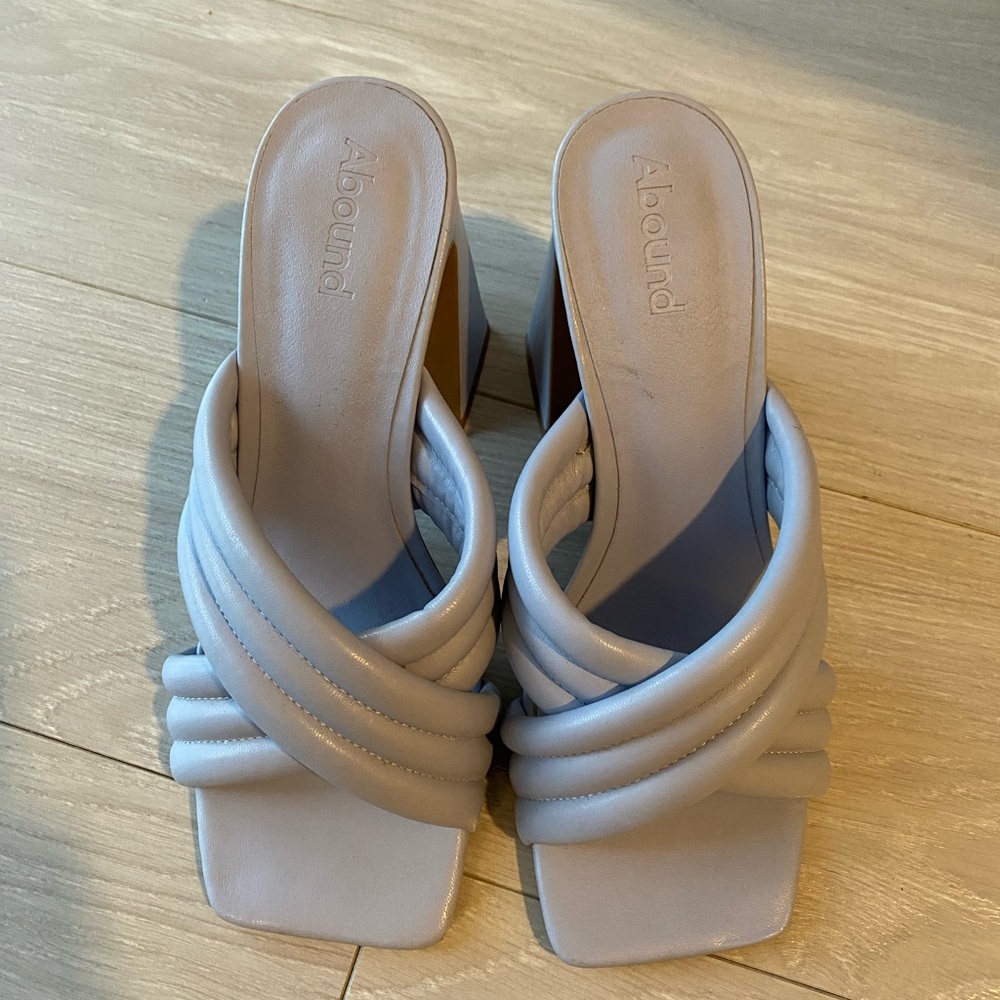 Abound Blue Sandal Heel in size 6.5